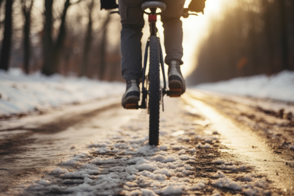 rower zimą jak się ubrać
